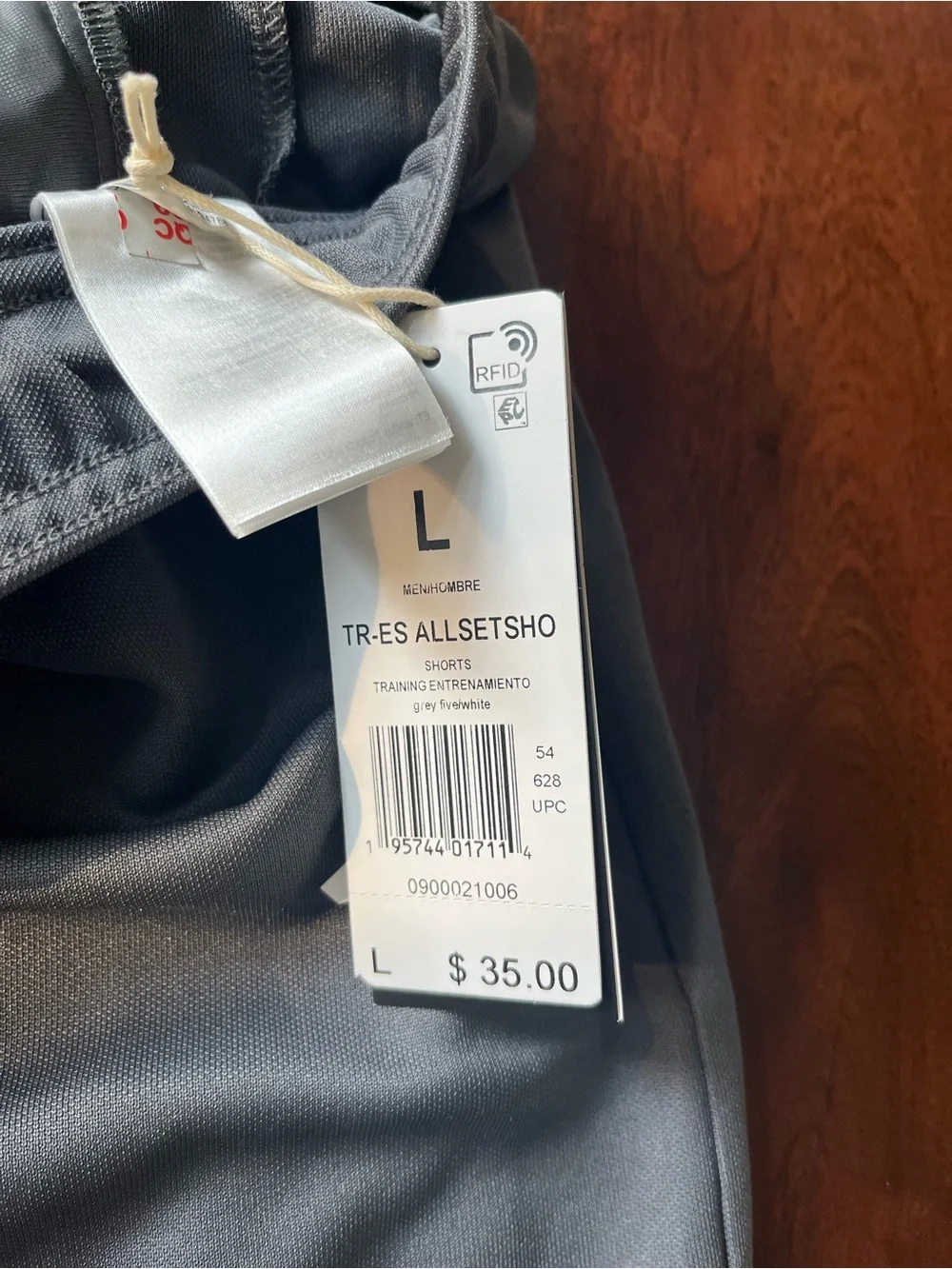 Adidas shorts size large